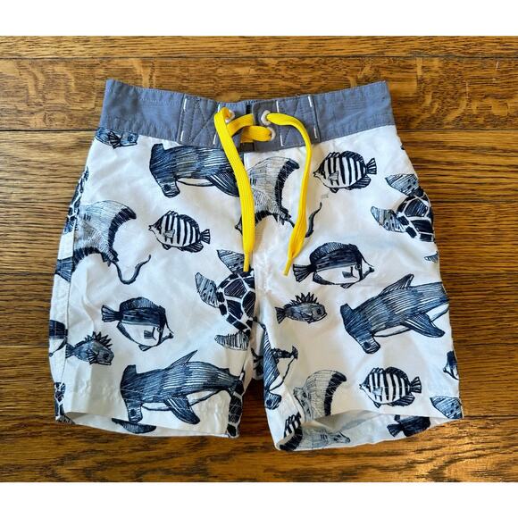Janie and Jack Boys’ Swim Trunks Size 3-6 Months - Picture 1 of 4